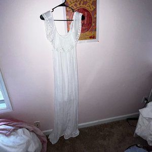 white sun dress